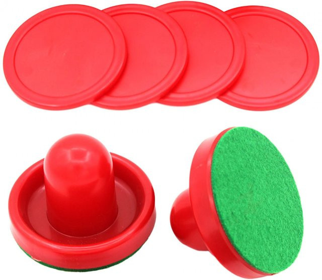 Kidsly Air Hockey Pusher und Air Hockey Pucks, Torgriff Pusher, Kleine Größe - Bild 1