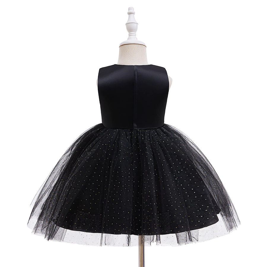 Schwarzes Tüll-Babykleid von PLBBFZ mit Schleife für Cosplay, Hochzeiten oder besondere Anlässe - Bild 2