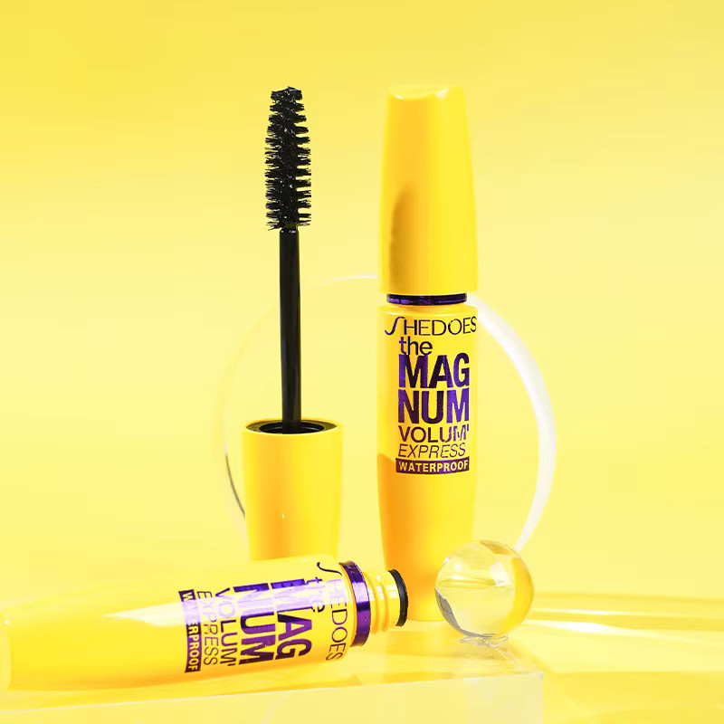 4D Black Mascara, wasserfeste Flüssigfaser-Mascara, Black - Bild 4