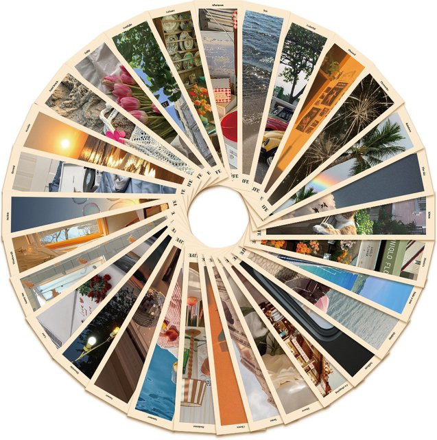 30 Stück Landschaft Lesezeichen aus Papier in Multicolour für Studenten und Leser - Bild 1