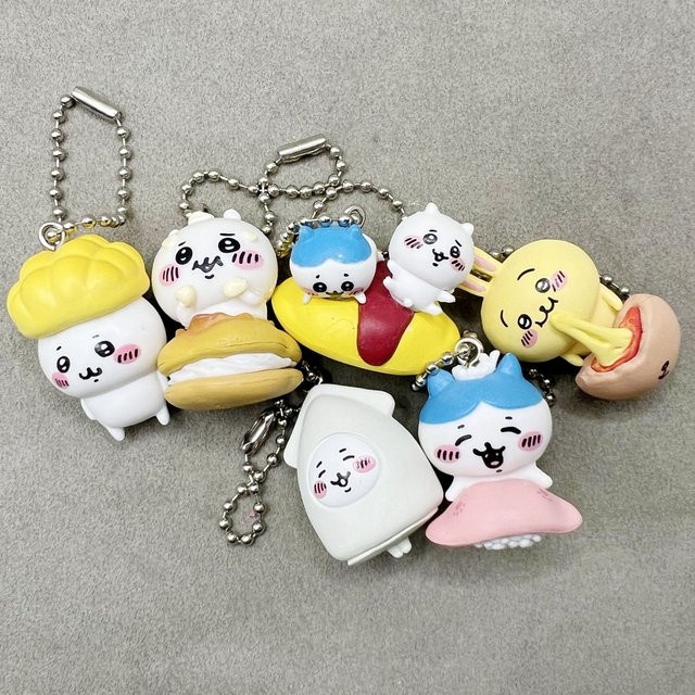 Bandai Chiikawa Puppen Schlüsselanhänger, Set, Kunststoff, Bunt / Mehrfarbig - Bild 1
