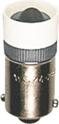 Scharnberger Hasenbein Single-LED Rot Ba9s 24-28VAC/DC 10x25mm - Bild 1