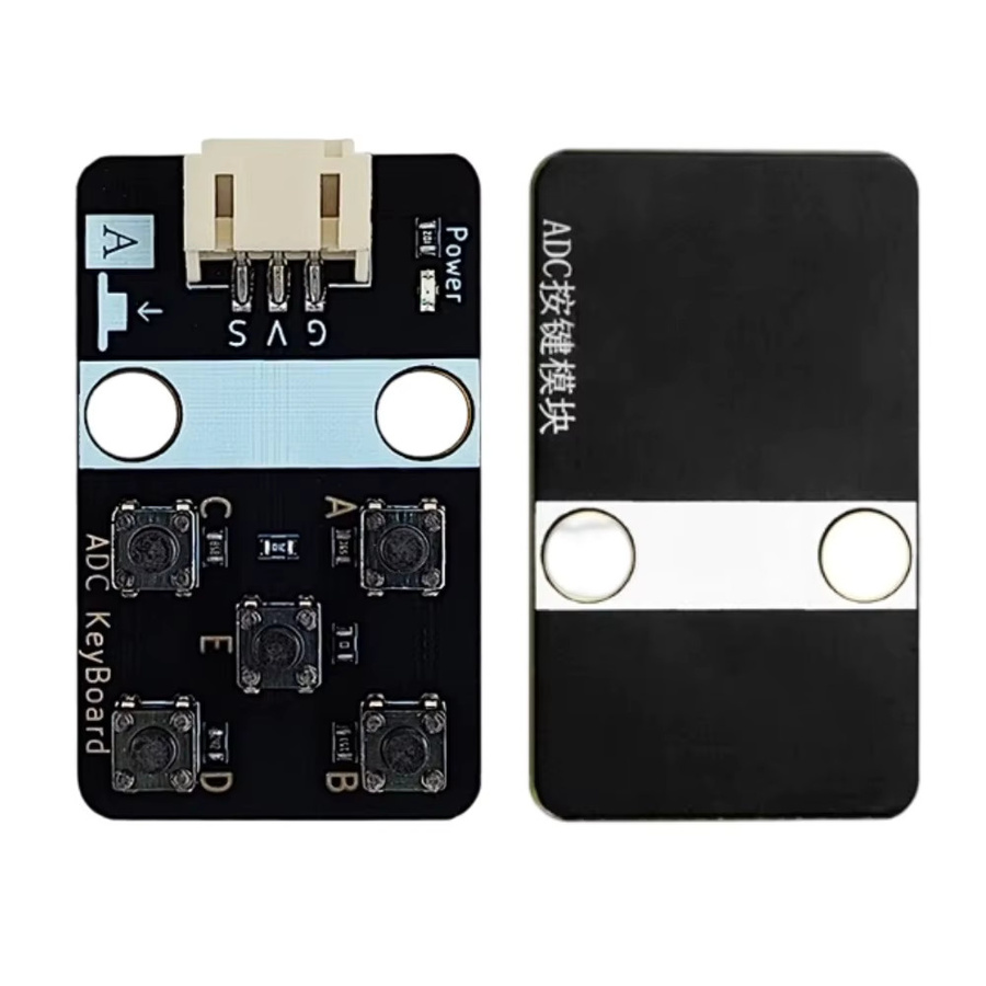 NullLab ADC-Analogtastenmodul in Schwarz mit PH2.0-Schnittstelle für Arduino und ESP32 - Bild 4