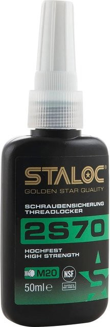 Staloc Schraubensicherung 2S70 Hochfest Grün bis M20 50 ml - Bild 1