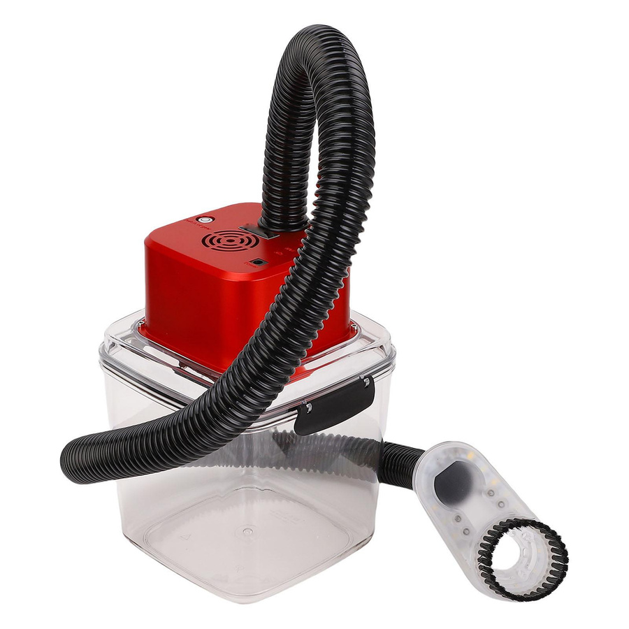 aimo Staubabscheider für CNC-Maschinen der TTC450 Serie, Luftfiltersystem mit 6000Pa Saugleistung und 2,8l Behälter, Farbe: Rot - Bild 3