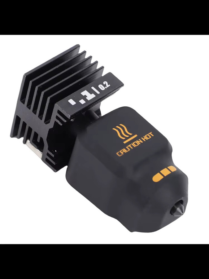 Bambu Hotend-Kit Ersatz für P2S 3D-Drucker mit 0,2mm abnehmbarer gehärteter Stahldüse in Schwarz - Bild 6