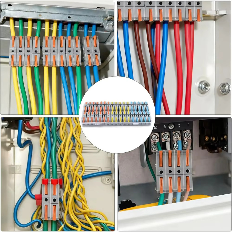 34 Stück Kabelverbinder Schnellverbinder für Massivkabel 0,2-4mm² und Weichkabel 0,08-2,5mm² - Bild 6