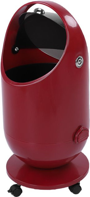 Aimo Mülleimer mit Deckel und Rollen in Rot, 15 l, mit herausnehmbarem Inneneimer und Griff - Bild 1