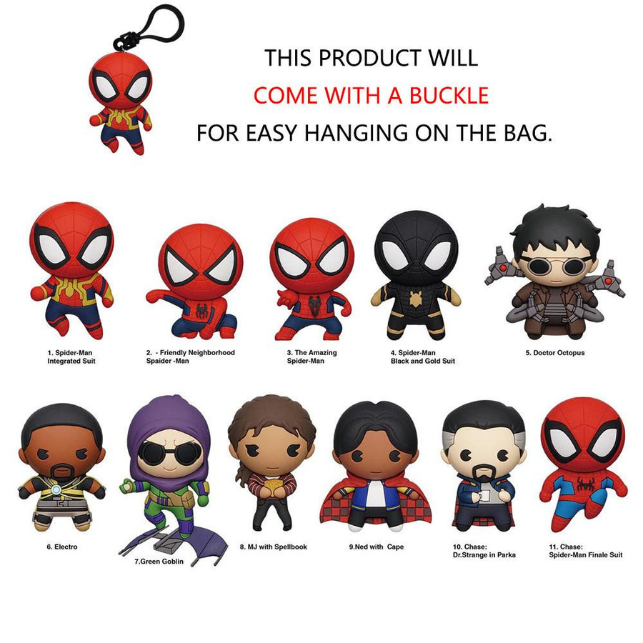 Marvel Spider-Man 3D Figur Blind Box Schlüsselanhänger - Bild 2