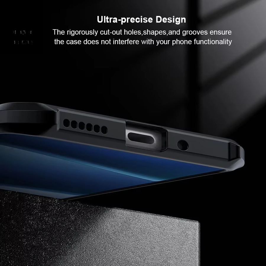 Stoßfeste Handyhülle aus HD-Acryl und TPU für Xiaomi 17 Pro Max, 15T, 14 und 13 Pro Lite Ultra mit Kameraschutz, Farbe: Transparent - Bild 5