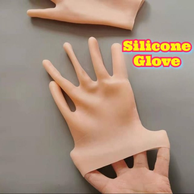 ORA-SOURCE Silikonhandschuhe wasserdicht und ölbeständig in Pink und Beige - Bild 1