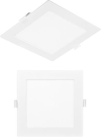 Panasonic LED-Deckenleuchte quadratisch in Weiß, 12W, 3000K Warmweiß, dimmbar, B/T: 17 x 17 cm - Bild 1