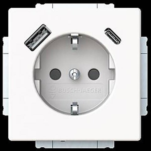 Busch-Jaeger Steckdose in Weiß 2CKA006199A0024 - Bild 1
