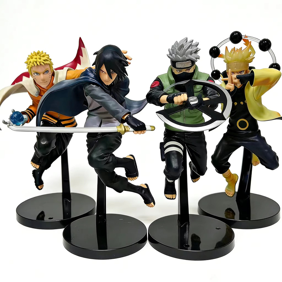 Bandai Naruto Actionfiguren, Sasuke Kakashi Uzumaki Gaara, PVC - Bild 3