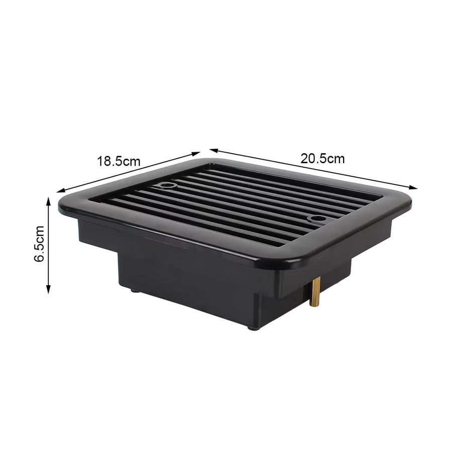 Geräusloser Abluftventilator für Wohnmobil, Anhänger und Wohnwagen mit Lüfter, 12 V, Schwarz, B/T/H: 20,5 x 6,5 x 0 cm - Bild 6