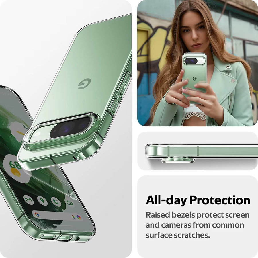 Transparente Silikonhülle für Google Pixel 10, 9, 9A, 8A, 8, 7, 7A, 6A, 6 Pro und XL – Ultradünne und weiche Schutzhülle - Bild 4