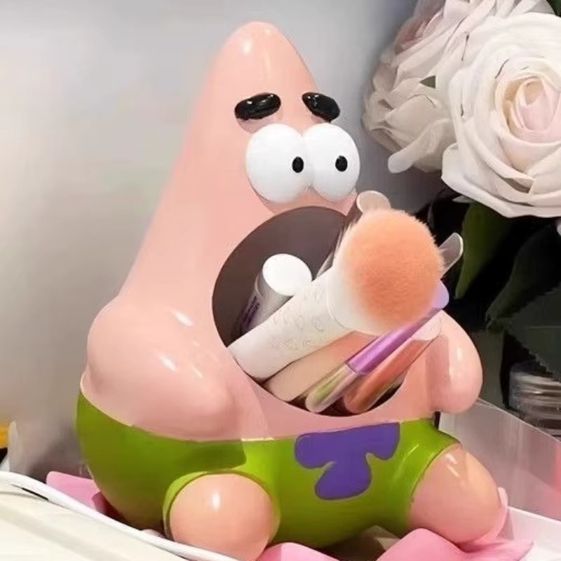 Potdemiel SpongeBob Schwammkopf Stifthalter aus Kunststoff für Schreibtisch und Kosmetikpinsel - Bild 2