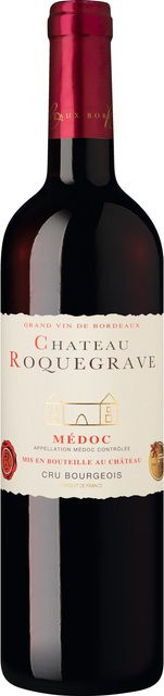 Château Roquegrave, Médoc AOP, Cru Bourgeois, Bordeaux, Merlot, trocken, 2019, Rotwein, 0,75 l - Bild 1