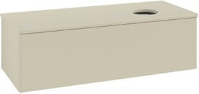 V&B Waschtischunterschrank Antao ohne Frontstruktur in Grau Lack, B/T/H: 120 x 50 x 36 cm - Bild 1