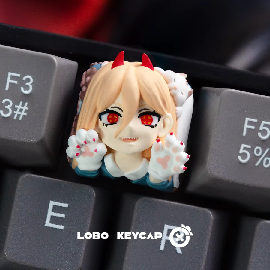 Ajazz Keycap Kettensäge Mann Reze Power Harz Mechanische Tastatur Zubehör Multicolour - Bild 3