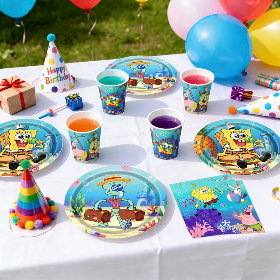 Potdemiel SpongeBob Party-Dekorations-Set, 120-teiliges Set - Bild 2