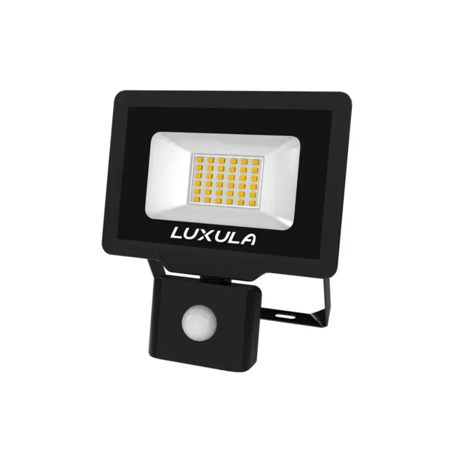 LUXULA LED Außenstrahler mit Bewegungsmelder, 30W Fluter in Schwarz, 3000lm, 3000K Warmweiß, IP65 wetterfest - Bild 2