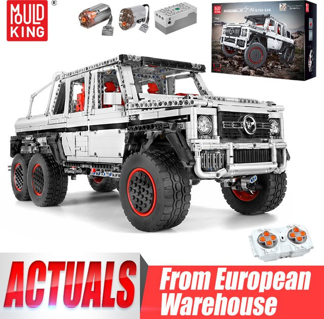 Mould King G63 6X6 Offroad-SUV, Bausatz, APP- und RC-gesteuert - Bild 1