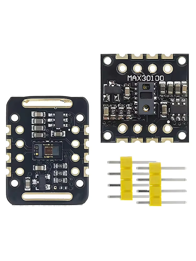 Estardyn MAX30102 MAX30100 Sensormodul in Schwarz, Herzfrequenz- und Blutsauerstoffmonitor, Pulsoximeter mit I2C-Schnittstelle für ESP32 DIY - Bild 3