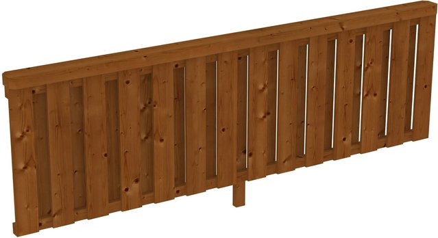 Skan Holz Brüstung Deckelschalung aus Douglasie in Nussbaum, B: 270 cm, H: 84 cm - Bild 1