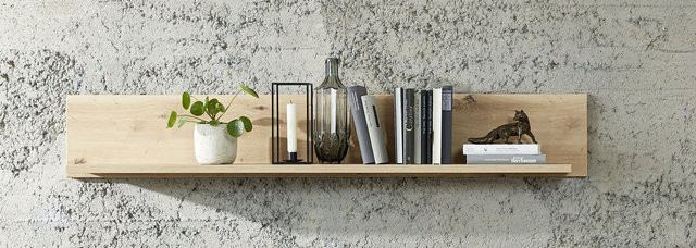Wandboard vito LAVADO in Artisan Eiche MDF, Braun, B: 160 cm, H: 22 cm, T: 24 cm - Bild 1