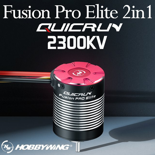 Hobbywing Quicrun Fusion Pro Elite 2in1 2300kv Bürstenloser Motor Combo für 1/10 Rc Rock Crawler Cars - Bild 1
