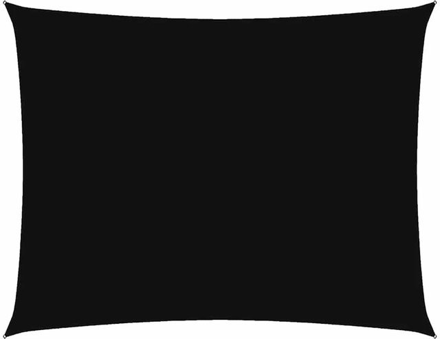 Furnicato Sonnensegel aus PU-beschichtetem Oxford-Gewebe, rechteckig, Schwarz, Breite: 35 m, Tiefe: 5 m - Bild 1