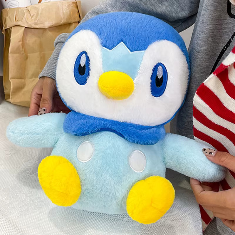 Potdemiel Piplup Pokémon Plüschtier, 30/80 cm, Blau - Bild 4