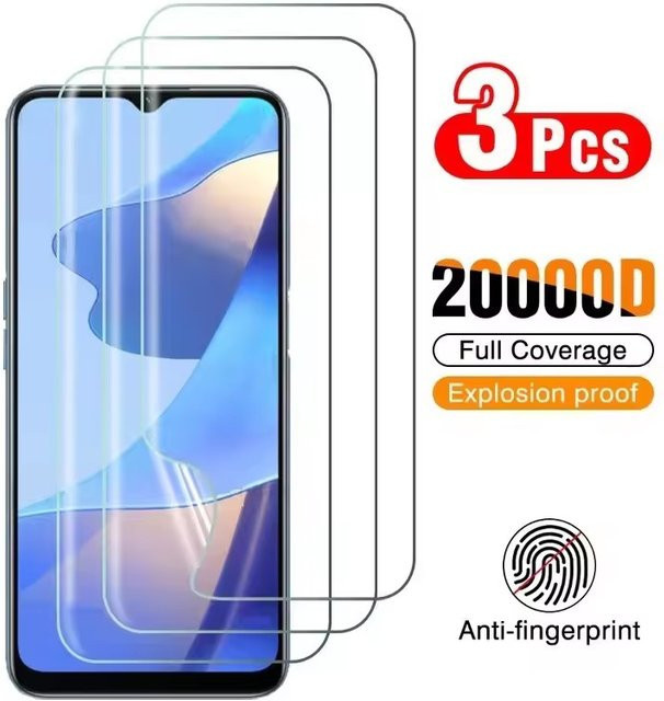 3er-Pack Hydrogel Display Schutzfolie für Samsung Galaxy S25 S24 S23 S22 S21 S20 sowie A56 A55 A54 A53 A52 A51 S10, transparent - Bild 1