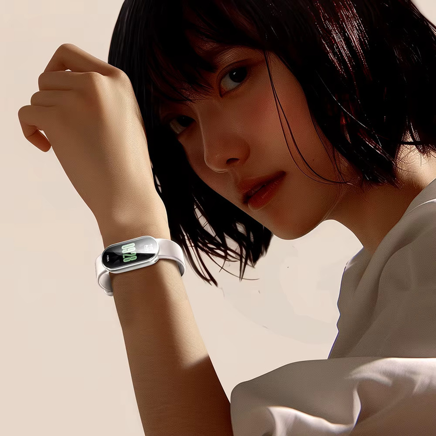 I LOVE LUO TPU-Hülle für Xiaomi Mi Band 9 NFC, Weiß, Transparent - Bild 4