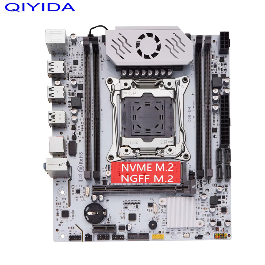 QIYIDA X99 Motherboard LGA 2011-3 mit DDR4-Unterstützung, M.2 NVMe-Steckplatz und TPM 2.0 - Bild 2