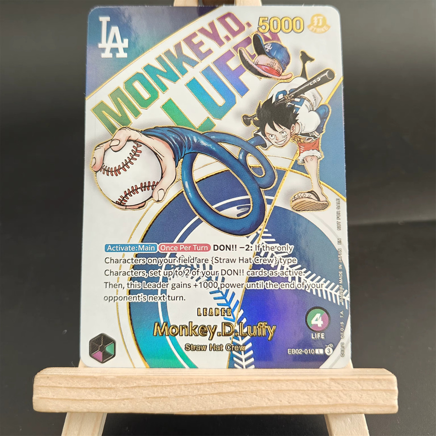 Bandai One Piece Monkey.D.Luffy Ace, Kartenfolie, Englisch - Bild 1
