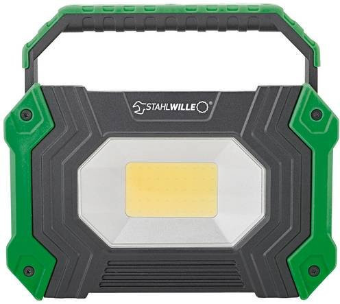 Stahlwille LED Arbeitsstrahler 30W 2800 lm schwarz, dimmbar und verstellbar, IP54, Akkubetrieb - Bild 1