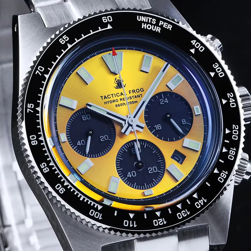 Tactical Frog Chronograph, Solar, Edelstahl, Keramik, Saphirglas, Herren - Bild 2