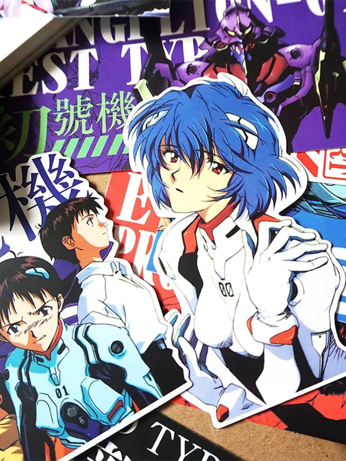 Bandai Evangelion Aufkleber-Set, Bunt / Mehrfarbig, 20-teiliges Set - Bild 7