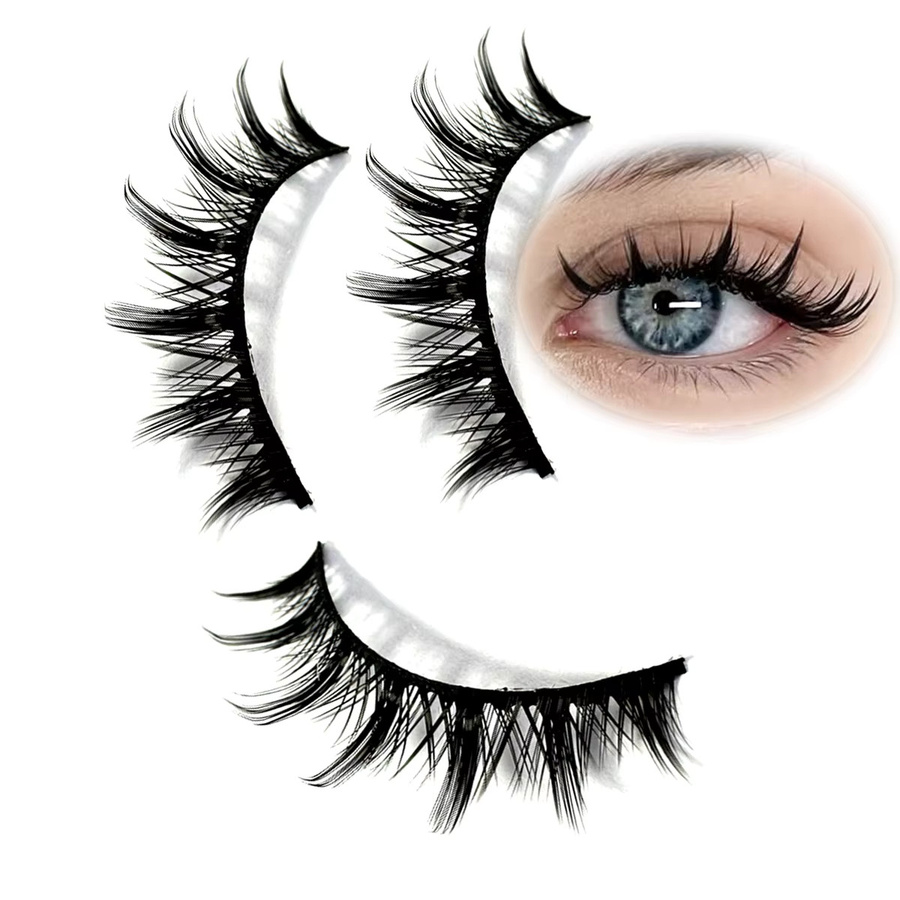 LYBCG Mange Lashes 3D-Katzenaugen-Wimpern, 10 Paar, Unisex - Bild 2