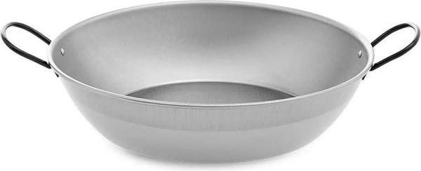 Vaello Bratpfanne aus Gusseisen/Gussaluminium mit maximalem Durchmesser von 30 cm in der Ausführung Profonde Acier POLI