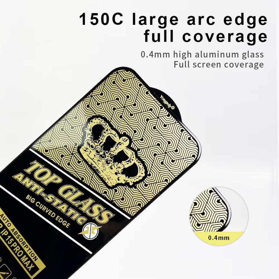 Ahowie Gehärteter Glas-Displayschutz Transparent für iPhone 17E 16E 17 Air 16 15 Pro Max 14 Plus 13 Mini 12 11 X XS XR - Bild 2