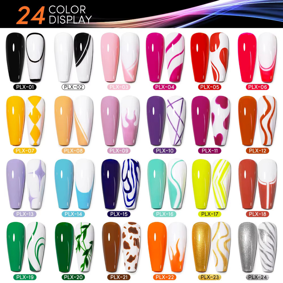 AS PLX 8 Gel-Nagellack, Glänzend, Unisex - Bild 4