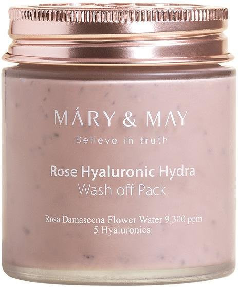 Mary&May Rose Hyaluronic Hydra Wash Off Pack Maske, 125g - Bild 1