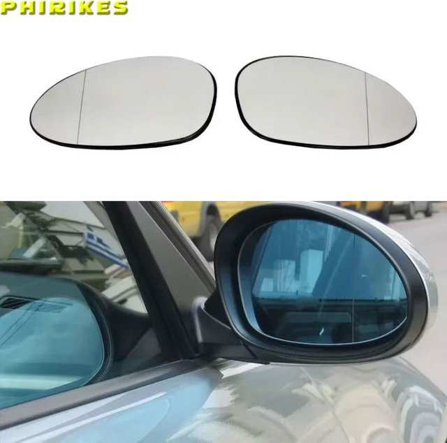 Beheizte Seitenspiegel-Gläser im M3-Stil für BMW E90 E91 E92 E93 E80 E81 E87 (2004-2009) - Bild 1