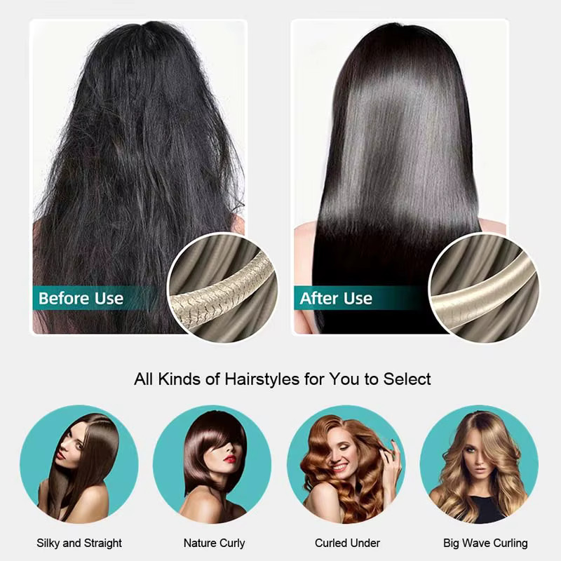 Haarglätter Keratin Reparatur, Schwarz, Unisex - Bild 3