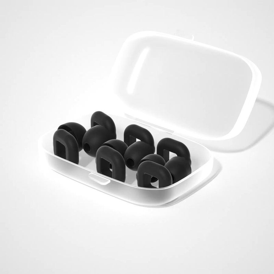 QHSPE Square Sleep In-Ear Ohrhörer mit Noise Cancelling und Geräuschisolierung, wasserfest, Schwarz - Bild 5