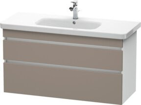 Duravit Waschtischunterschrank DuraStyle, Farbe: Weiss, B/T/H: 113 x 44,8 x 61 cm, wandhängend, 2 Schubladen - Bild 1