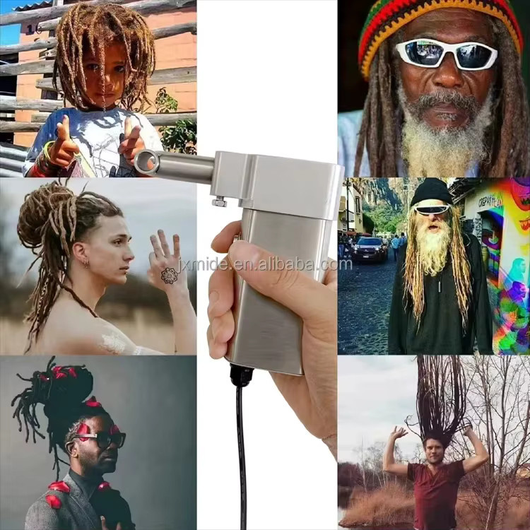 Elektrische Dreadlock-Maschine, Silver - Bild 3